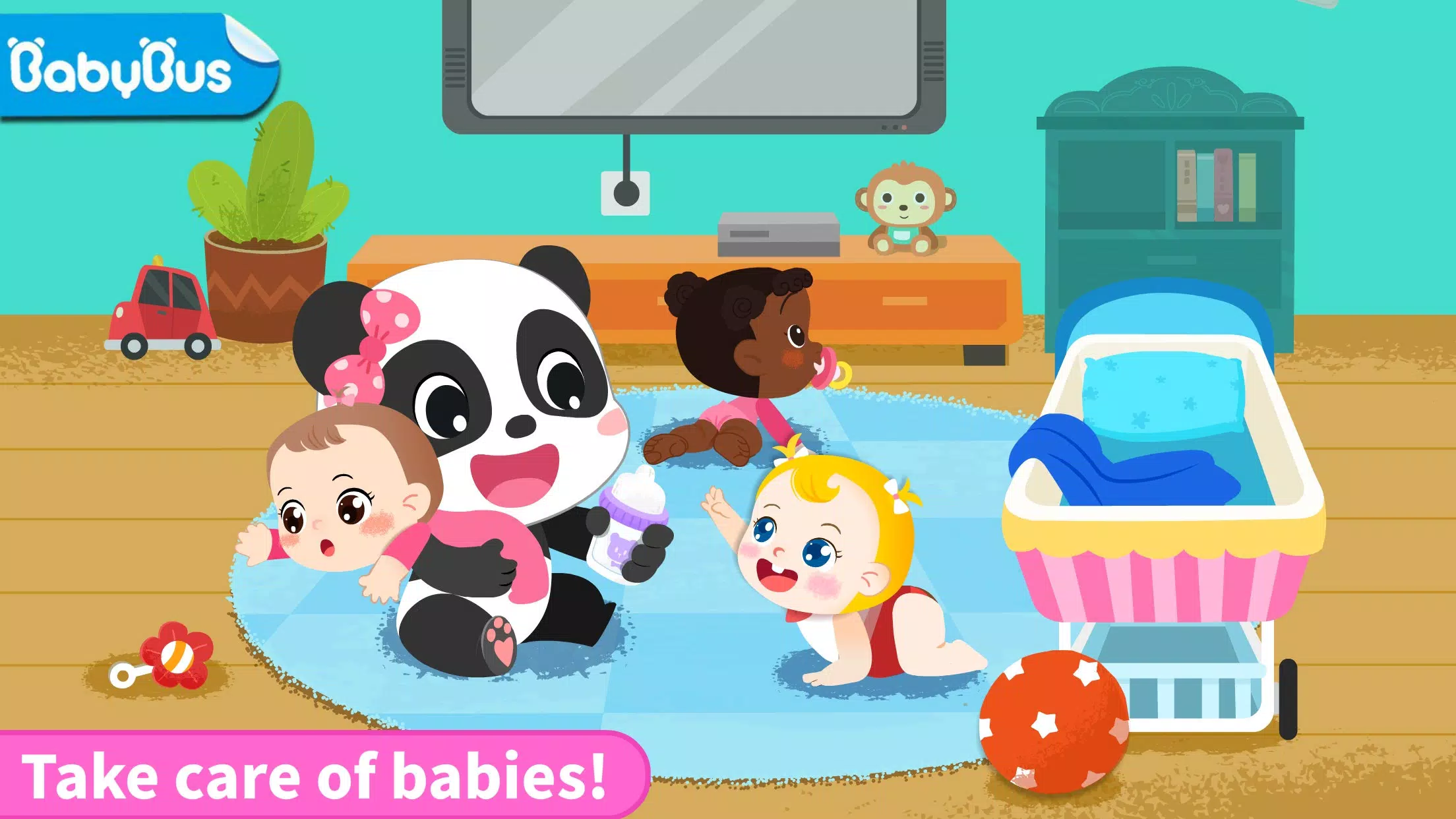 Panda Games: Baby Girls Care স্ক্রিনশট 0
