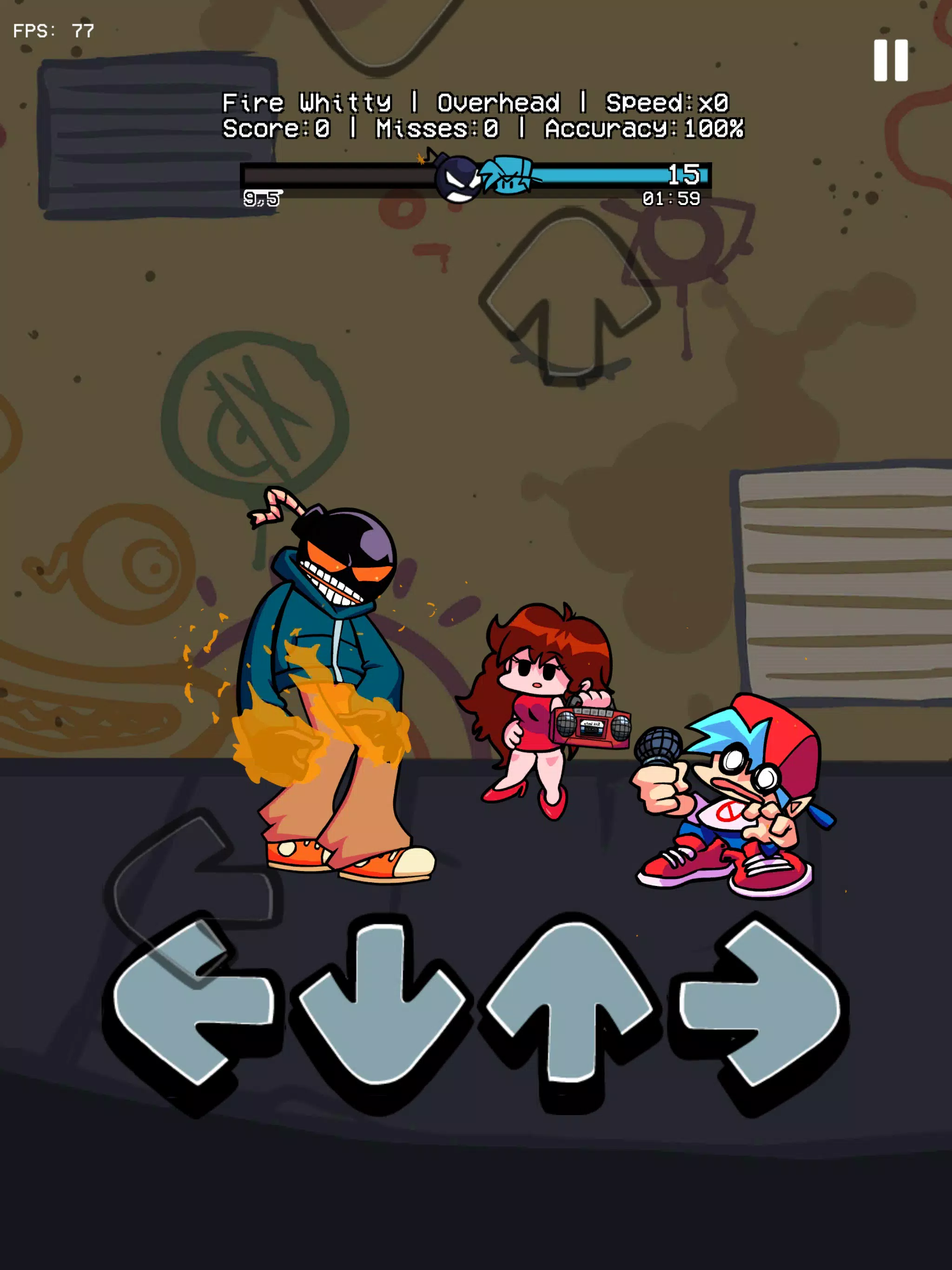 Music Battle Fire Fight Whitty Captura de pantalla 0
