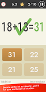 Mental arithmetic (Math) ဖန်သားပြင်ဓာတ်ပုံ 1