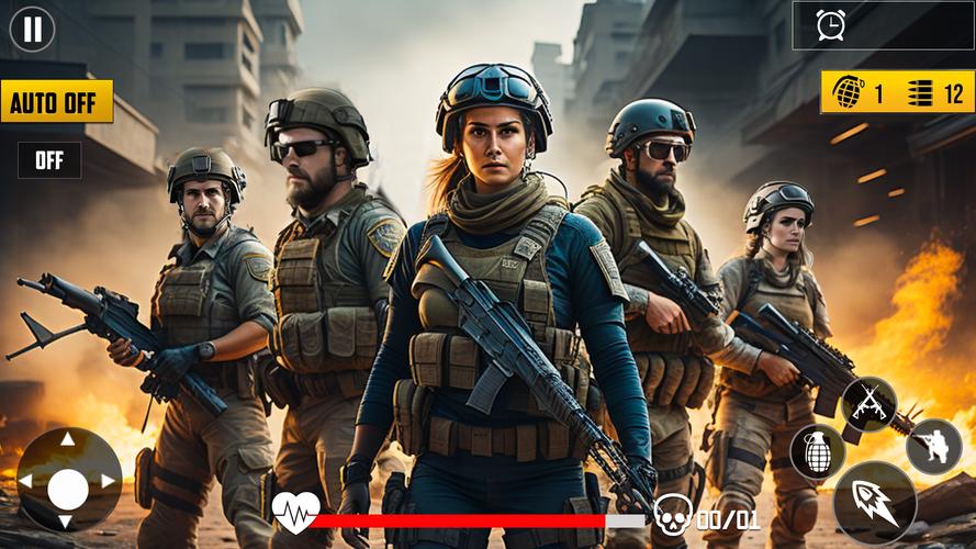 Gun Shooting Games Fps Offline 螢幕截圖 1
