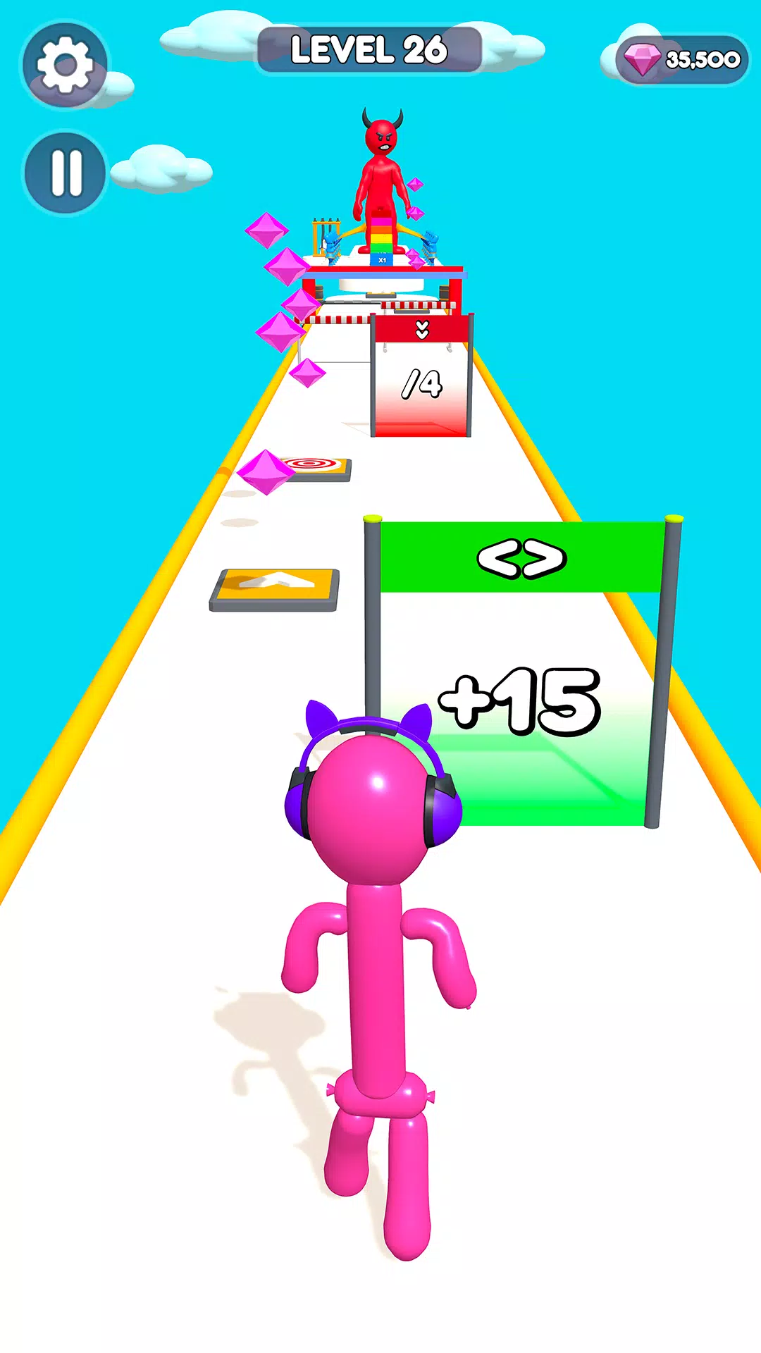 Screw-Man Rush 3D 螢幕截圖 0