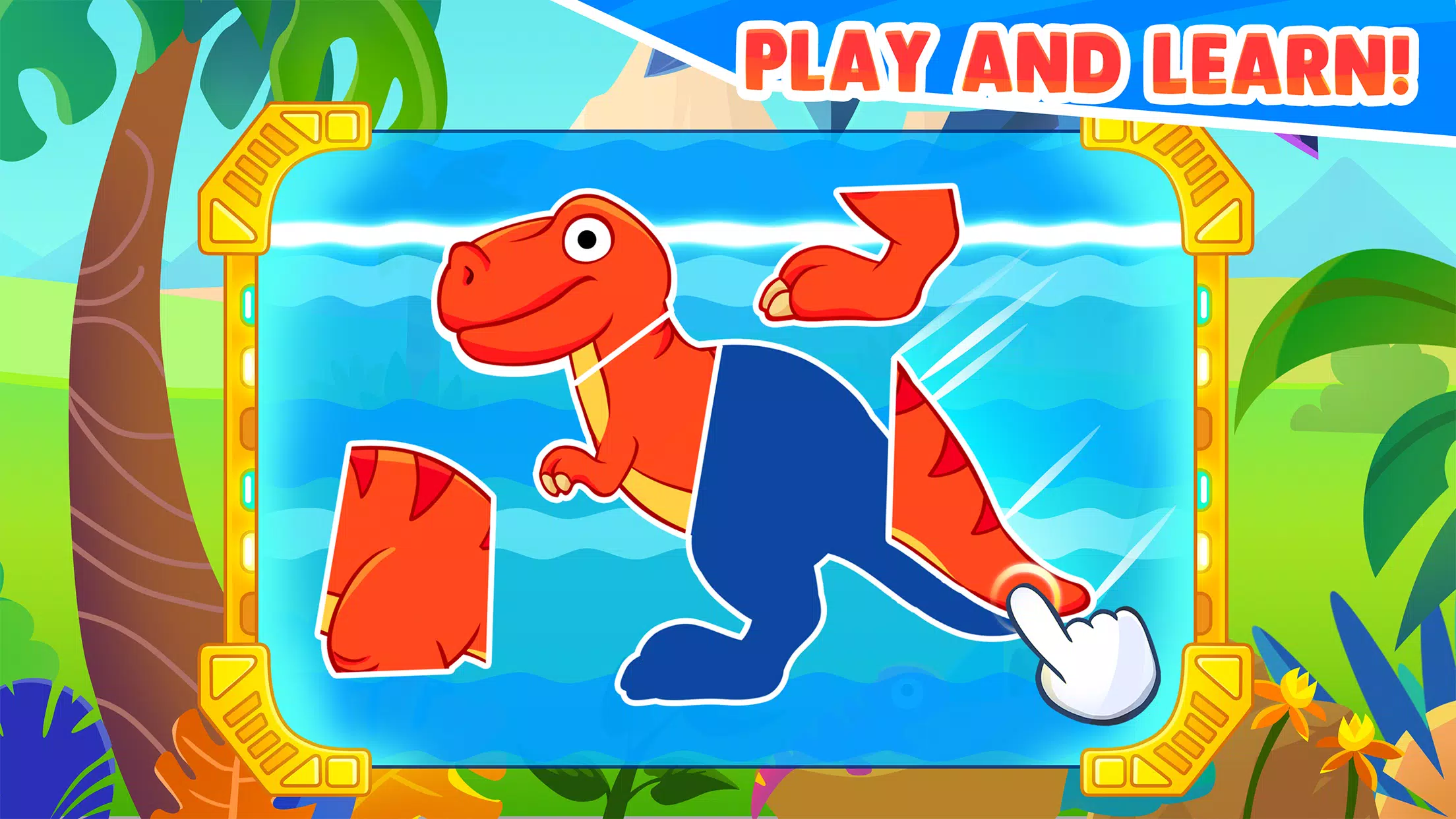 Jeu de Dinosaures pour enfants Capture d'écran 1