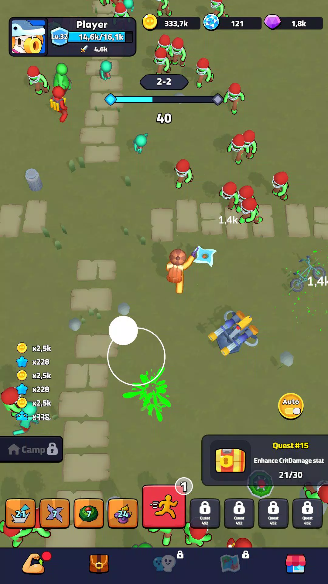 Idle Shooter: Survival应用截图第0张