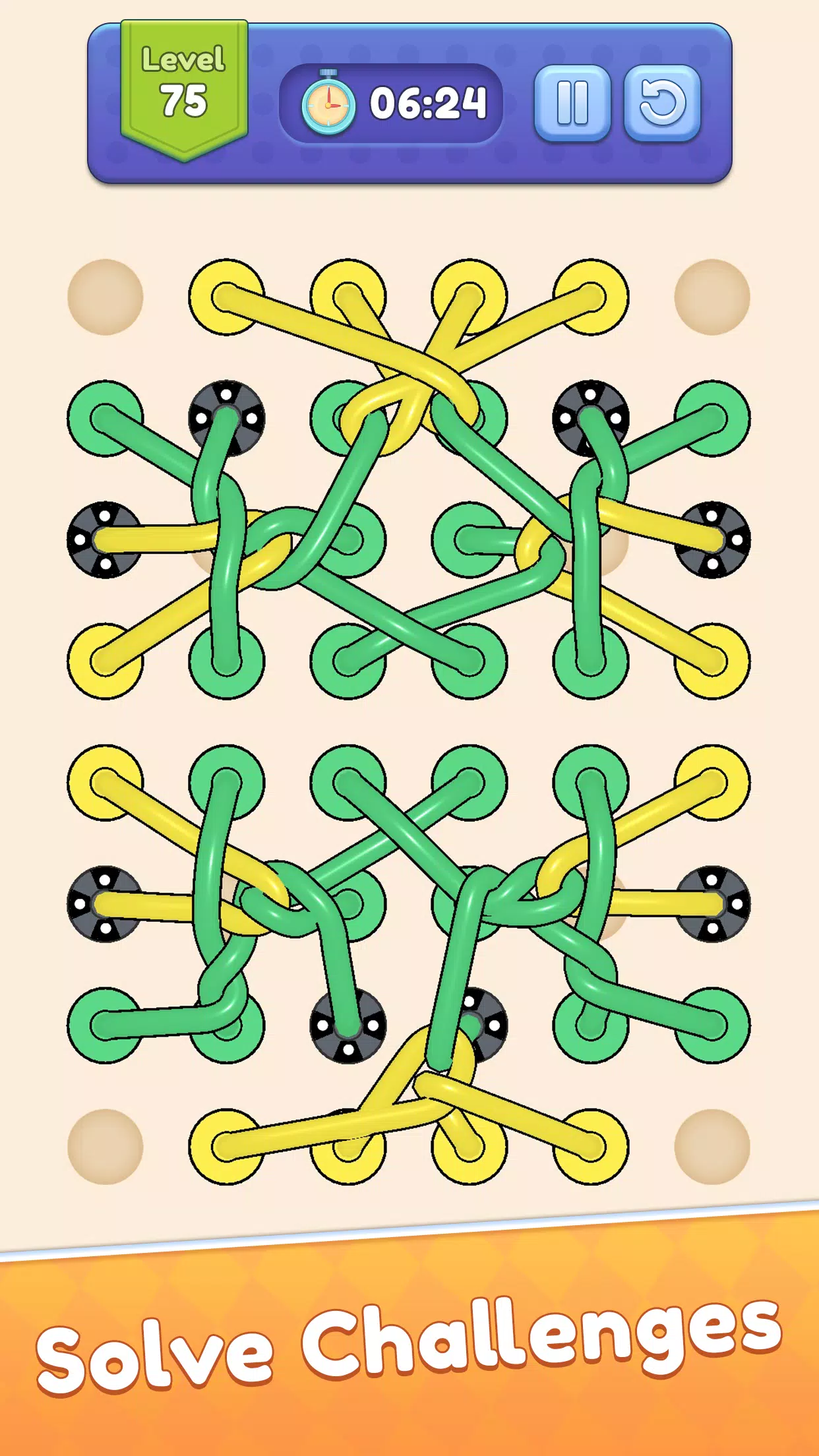Tangle Out: Rope Puzzle 螢幕截圖 1