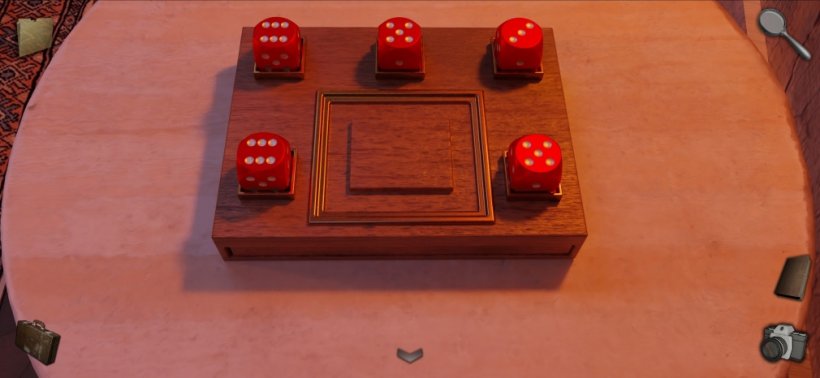 Algunos dados en una mesa