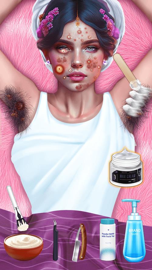 ASMR Waxing: Spa Makeover Capture d'écran 0