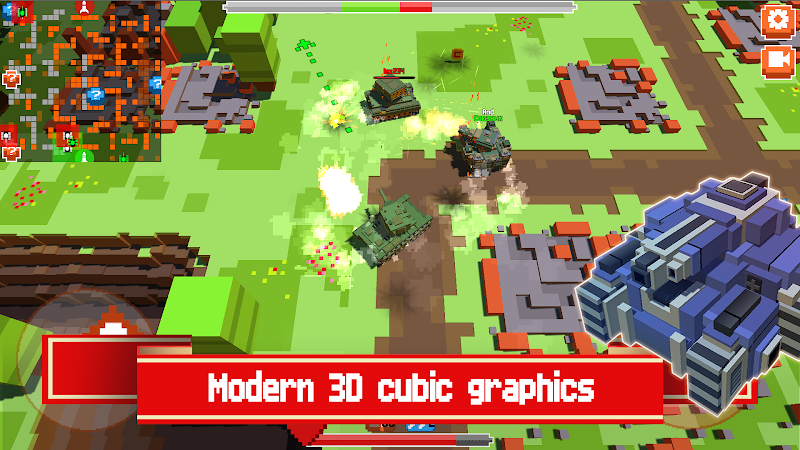 Brawl Boxes: Pixel tanks 螢幕截圖 0