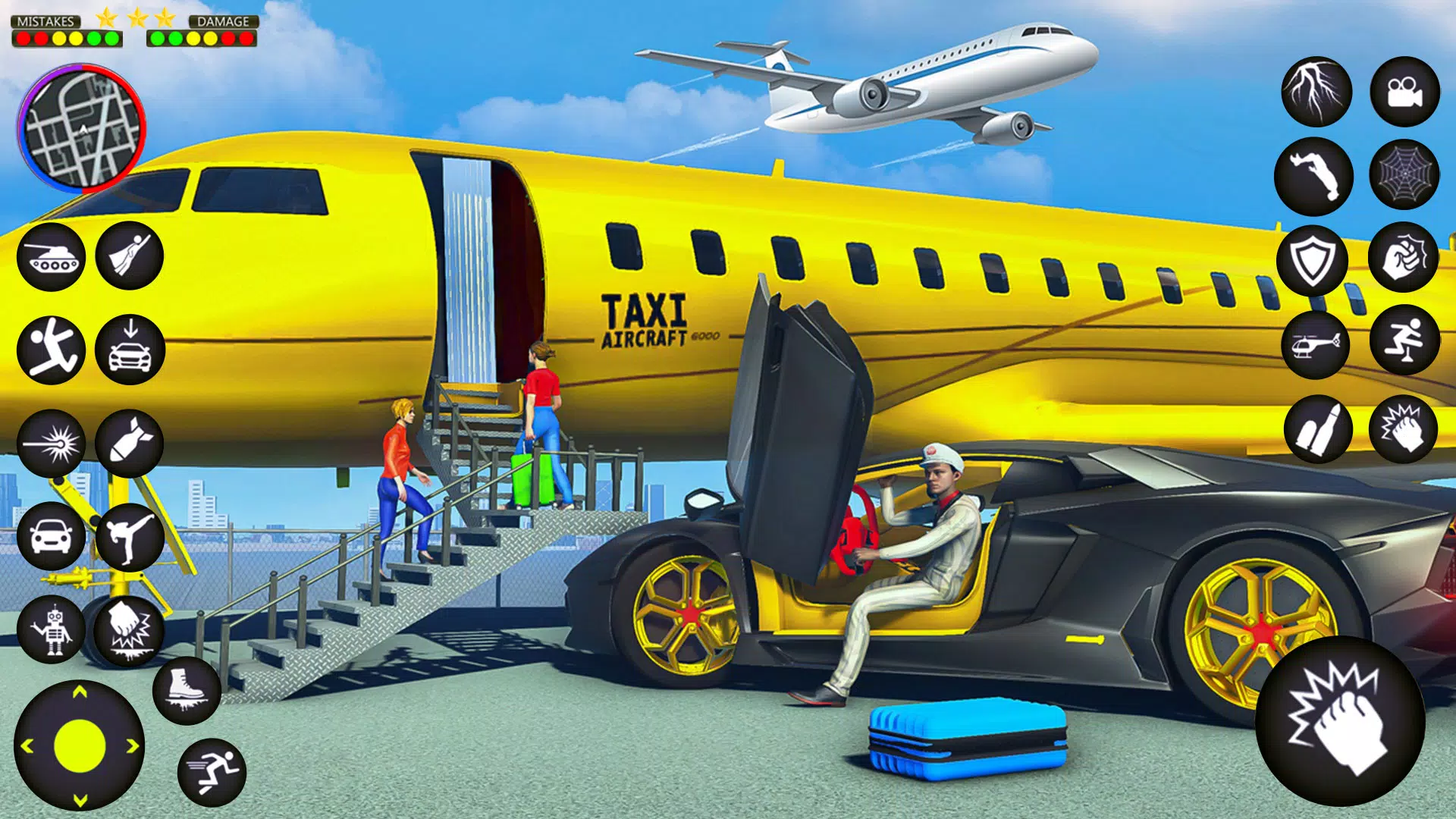 Taxi Driving: 3D Crazy Parking 螢幕截圖 1