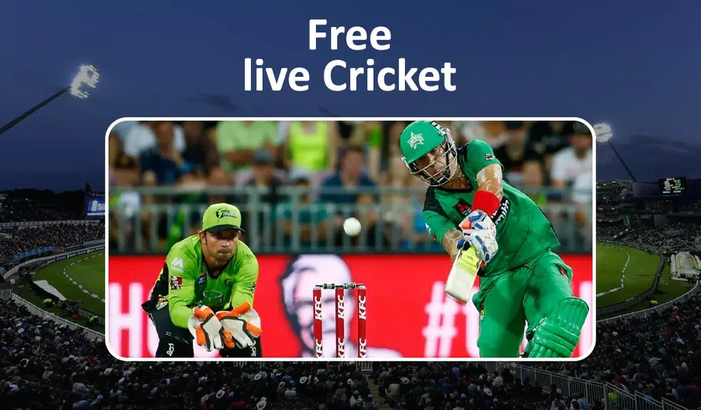 Live Cricket TV HD - Live Cricket Matches Tangkapan skrin 2