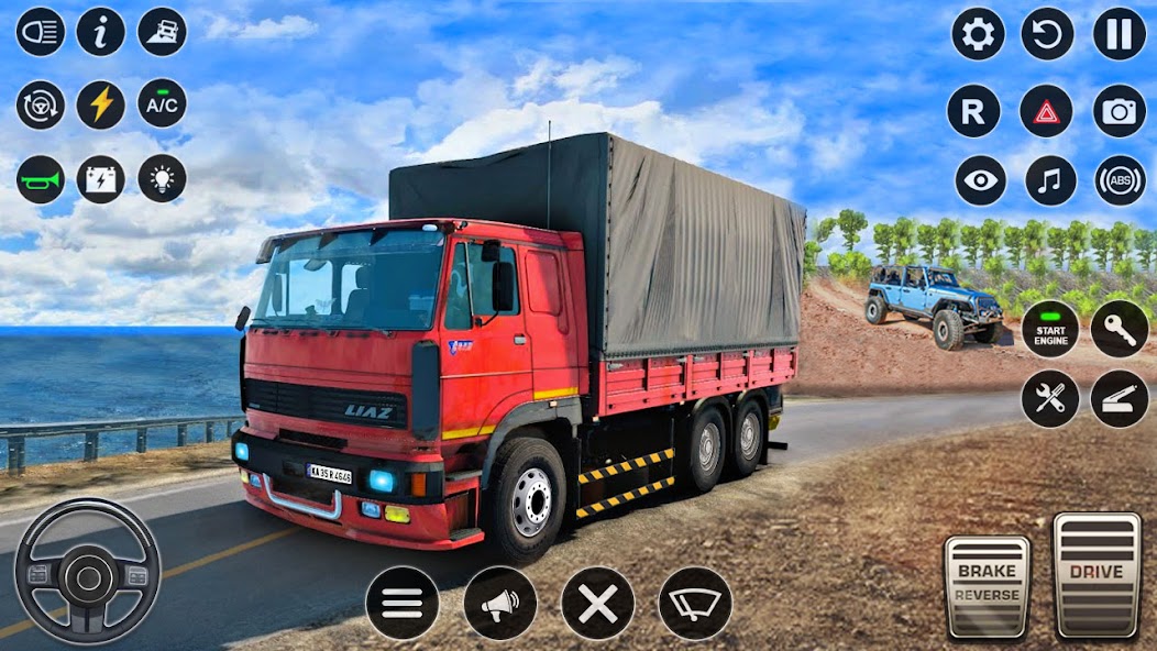 USA Truck Long Vehicle Offline Schermafbeelding 2