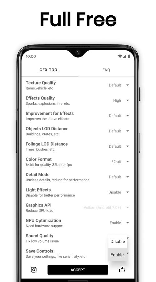 GFX Tool: Launcher & Optimizer Captura de pantalla 3