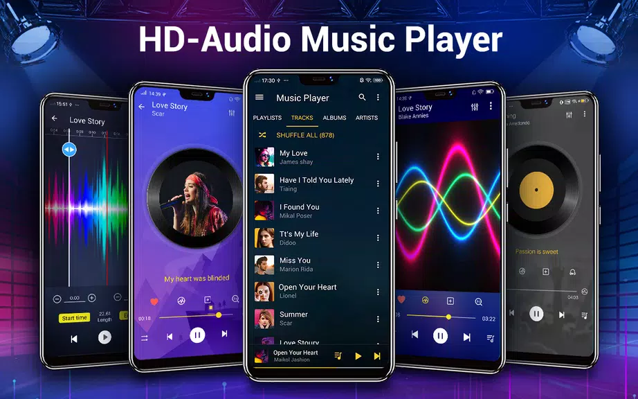 Music player- bass boost,music 螢幕截圖 0