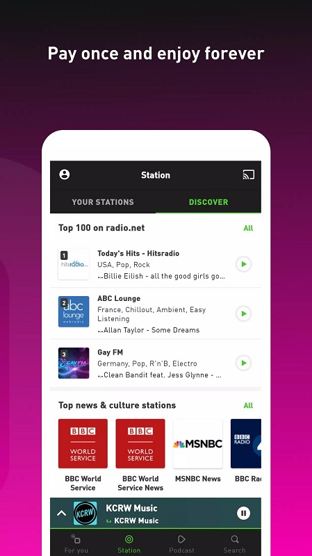 radio.net PRIME 螢幕截圖 1
