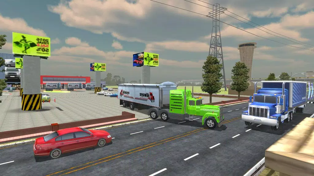 Highway Cargo Truck Simulator Captura de tela 1
