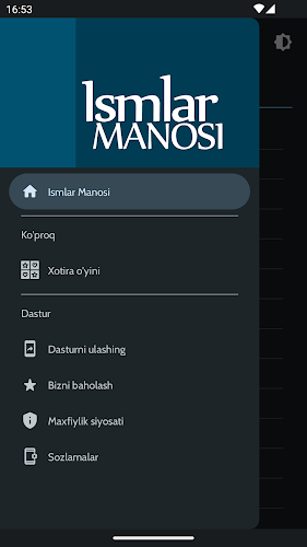 Ismlar manosi - O‘zbek 螢幕截圖 2