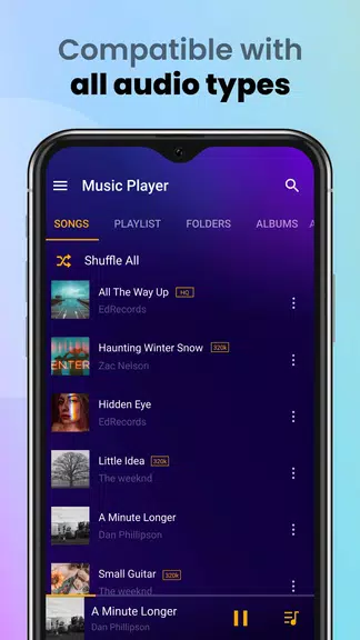 Music Player & MP3 Player Ảnh chụp màn hình 0