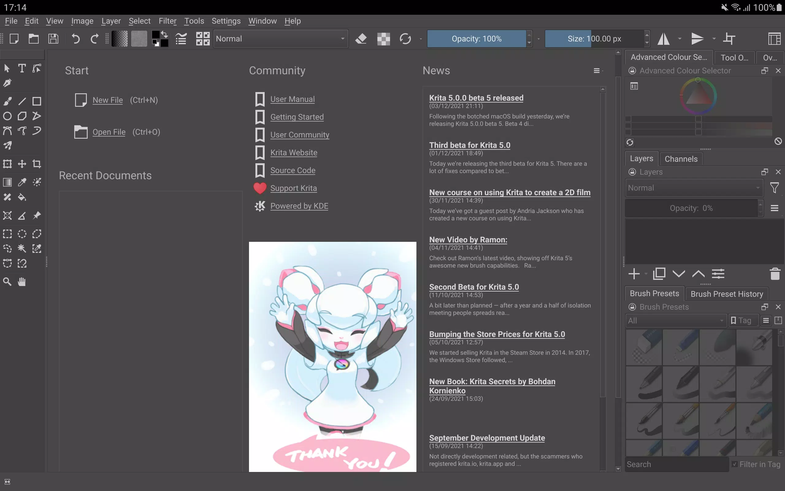 Krita 螢幕截圖 1