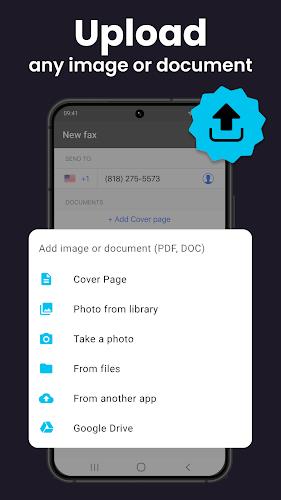 FAX App: 携帯電話からFAXを送信 スクリーンショット 2