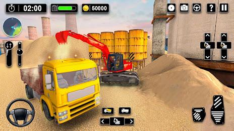 Heavy Sand Excavator 3D Sim 螢幕截圖 2