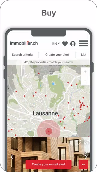 immobilier.ch Schermafbeelding 1