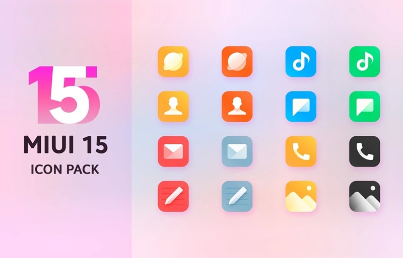 Mi15 Icon Pack 螢幕截圖 2