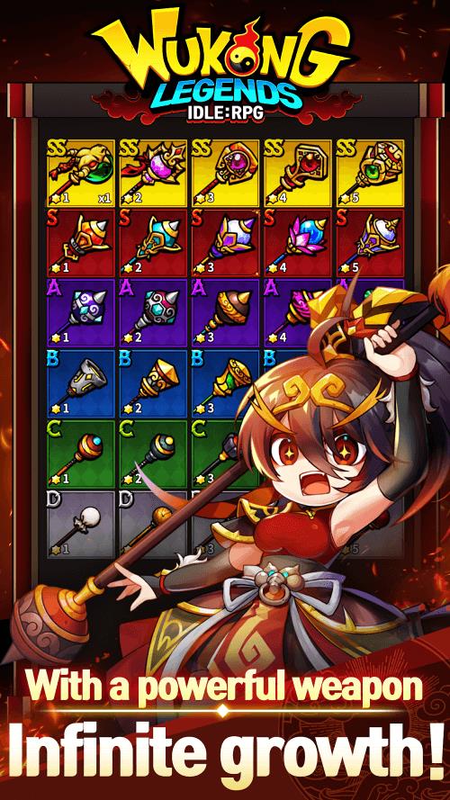 WuKong Legends : Idle RPG 螢幕截圖 2