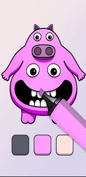 garten banban 4 coloring 螢幕截圖 1