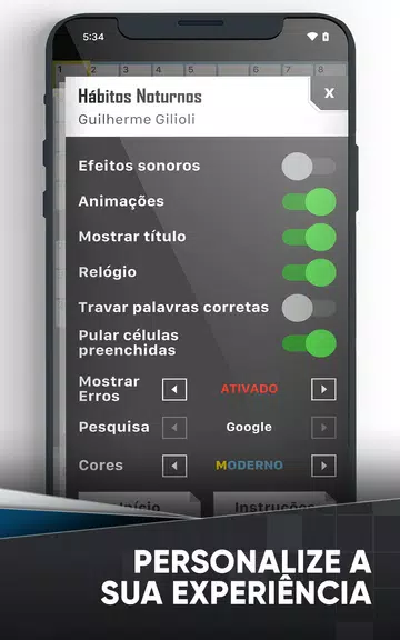 Palavras Cruzadas em Português Capture d'écran 2