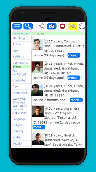 Dating. Chat, Messages 螢幕截圖 2