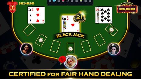 21 Blackjack Real Casino Game 螢幕截圖 0
