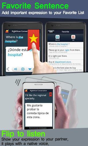 Schermata RightNow Spanish Conversation 2
