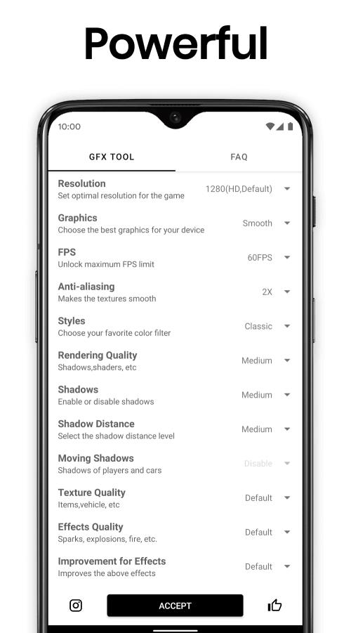 GFX Tool: Launcher & Optimizer Captura de pantalla 1