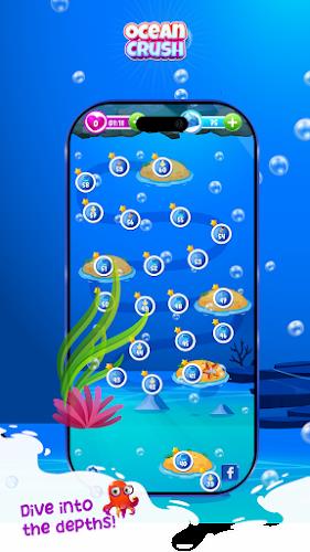 Ocean Crush Game - Match 3 螢幕截圖 2