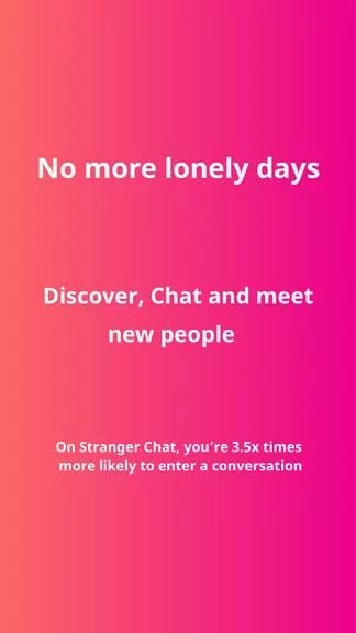 Stranger Chat And Date - Online Random Chat Rooms Schermafbeelding 0