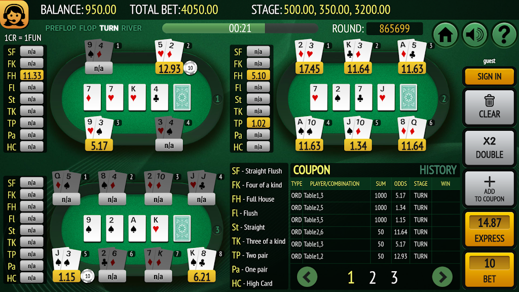 Bet on Poker应用截图第2张