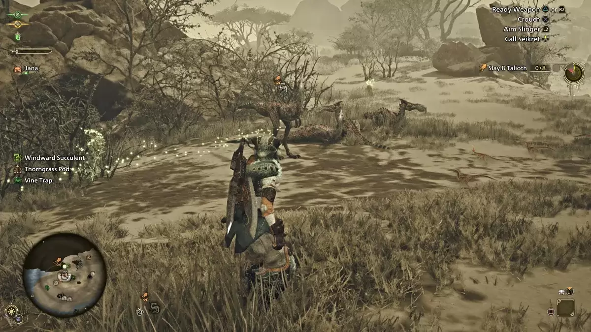 Monster Hunter Wilds中的Talioth怪物集团