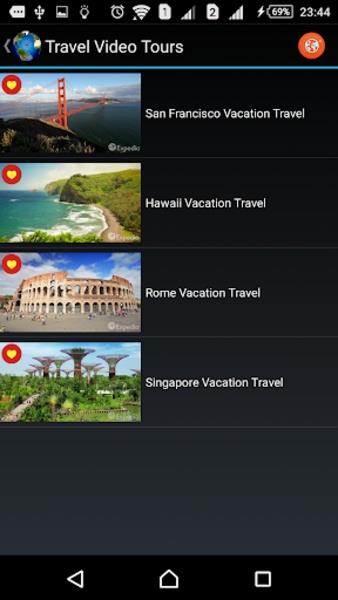 Travel Video Tours Schermafbeelding 2