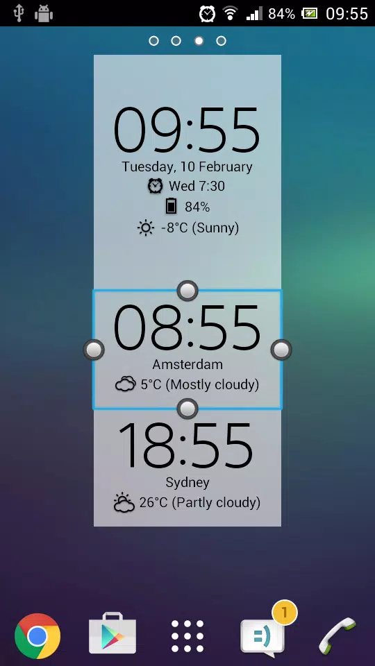 Digital Clock Widget Xperia Screenshot 3