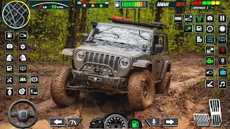 Offroad Mud Jeep Simulator 3d Captura de tela 0