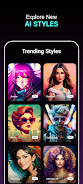 AI Art Generator Snap Photo Zrzut ekranu 1