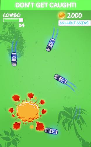 Schermata Police Car Escape - Pursuit Car Game 3