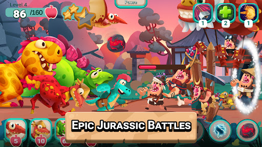 Dino Bash Travel Through Time Screenshot 1