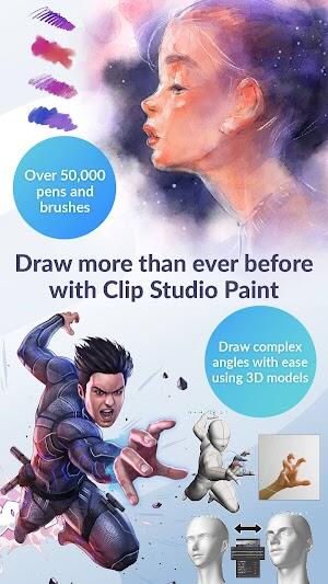Clip Studio Paint ဖန်သားပြင်ဓာတ်ပုံ 2