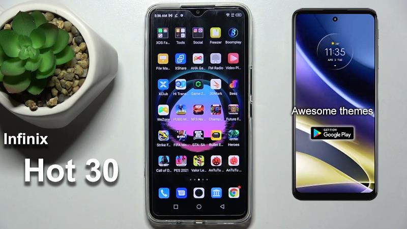 Infinix Hot 30 Launcher:Themes 螢幕截圖 1