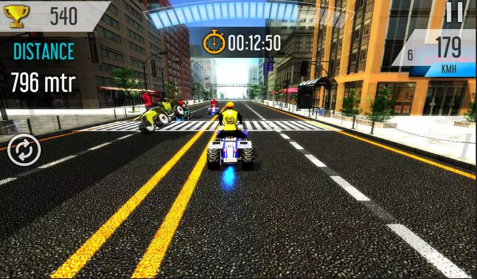 3D quad bike racing ภาพหน้าจอ 1
