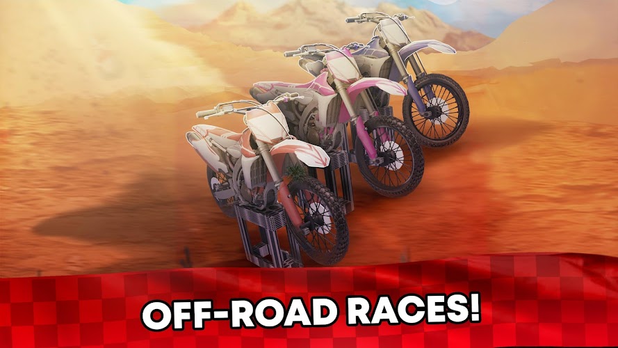 Wild Motor Bike Offroad Racing Tangkapan skrin 2