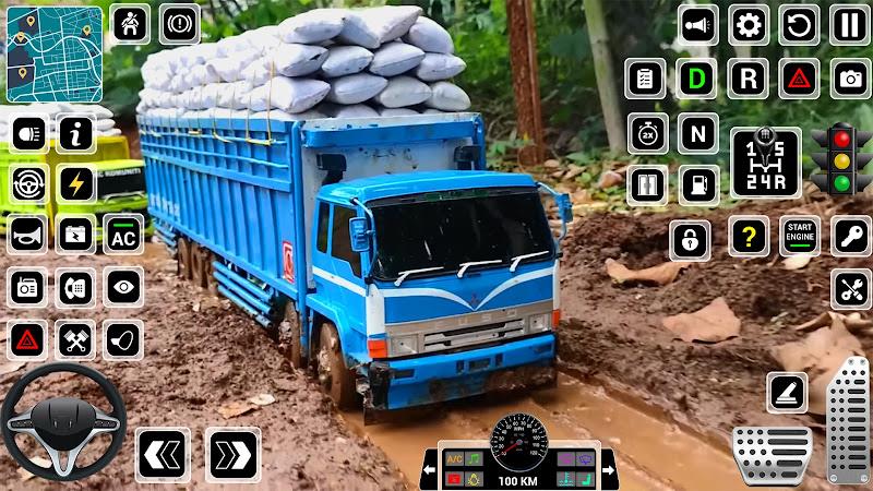 Offroad Mud Truck Driving Game 螢幕截圖 1
