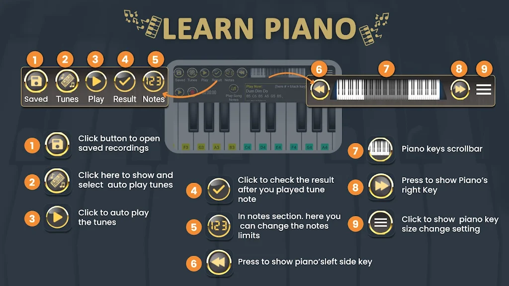 Schermata Piano Master : Learn Piano 0
