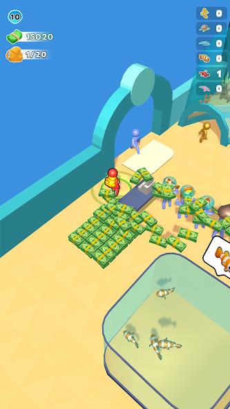Aquarium Land - Fishbowl World Mod स्क्रीनशॉट 1
