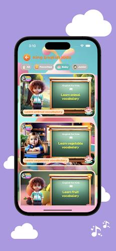 Schermata King English Kids 2